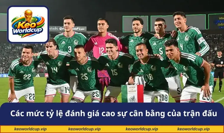 Các mức tỷ lệ đánh giá cao sự cân bằng của trận đấu