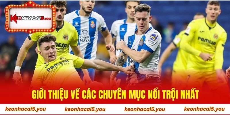 Giới thiệu về các chuyên mục nổi trội nhất của Kèo Nhà Cái 5