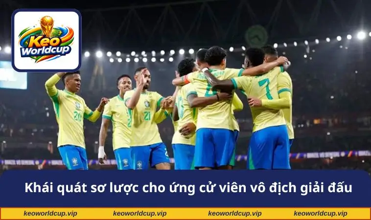 Khái quát sơ lược cho ứng cử viên vô địch giải đấu