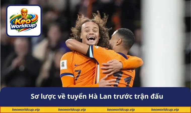 Sơ lược về tuyển Hà Lan trước trận đấu