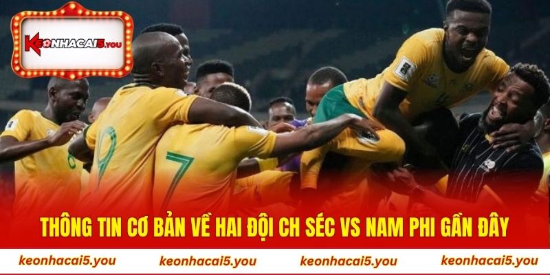 Thông tin cơ bản về hai đội CH Séc vs Nam Phi gần đây