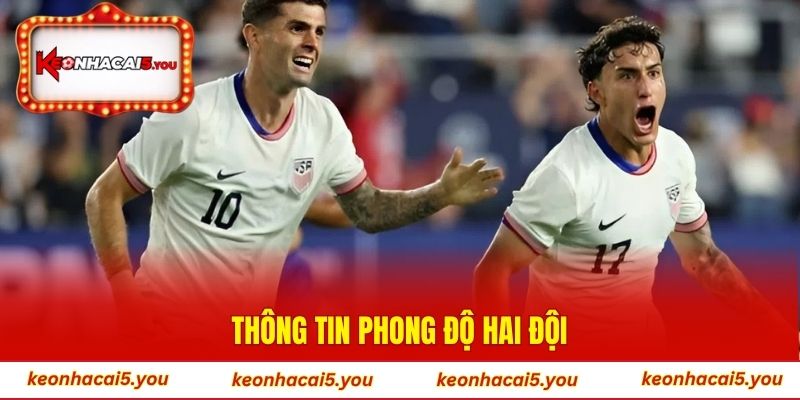 Thông tin phong độ hai đội