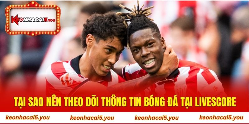 Tại sao nên theo dõi thông tin bóng đá tại Livescore của Kèo Nhà Cái 5