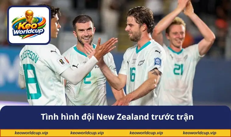 Tình hình đội New Zealand trước trận